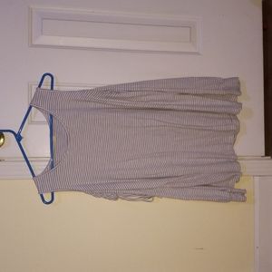Wishlist Dress, Size M, Grey/White